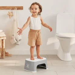 Badeværelset|BABYBJORN BabyBjörn Skammel, Grey/White Grå