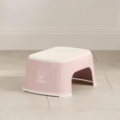 Badeværelset|BABYBJORN BabyBjörn Skammel, Powder Pink/White Lyserød