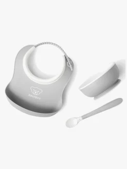 Spisetid|BABYBJORN BabyBjörn Spisesæt 3 Dele, Grå Grå