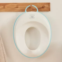 Badeværelset|BABYBJORN BabyBjörn Toiletsæde til Børn, Hvid/Turkis Blå/Hvid