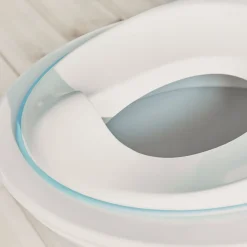 Badeværelset|BABYBJORN BabyBjörn Toiletsæde til Børn, Hvid/Turkis Blå/Hvid