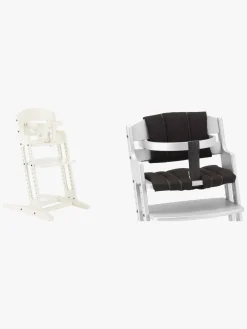 Højstole & Tilbehør|BabyDan Danstolen Højstol & Hynde, Hvid/Sort