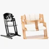 Højstole & Tilbehør|BabyDan Danstolen Højstol & Hynde, Sort/Beige