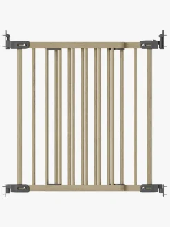 Sikkerhed|BabyDan Flexi Fit Skruegitter, Wood Deluxe Brun