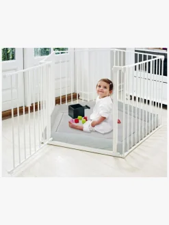 Sikkerhed|BabyDan Kravlegård Flex inkl. Legetæppe Hvid