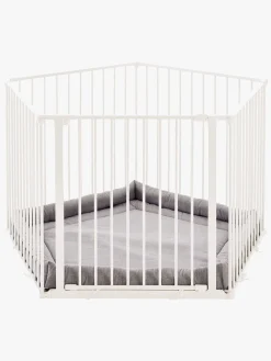 Sikkerhed|BabyDan Kravlegård Flex inkl. Legetæppe Hvid