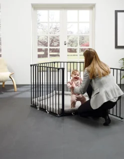 BabyDan Sikkerhed-Kravlegård Flex inkl. Legetæppe