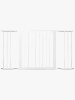 Sikkerhed|BabyDan Premier Sikkerhedsgitter + 6 Forlængerdele, Hvid