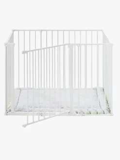 Sikkerhed|BabyDan Square Kravlegård 105x72x71 cm, Hvid