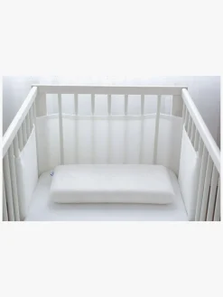 Sengetøj|BabyMatex Bump Air Sengerand 30 x 180 cm Åndbart, Hvid