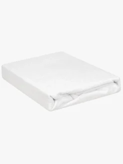 Sengetøj|BabyMatex Classic Frotté Stræklagen til Juniorseng 70x140 cm, Hvid