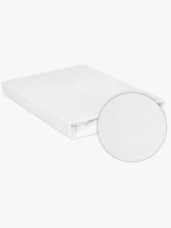 Børn BabyMatex Sengetøj-Cotton Stræklagen til Tremmeseng 60 x 120 cm, Hvid