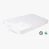 Sengetøj|BabyMatex Hygienic Bamboo Vandtæt Stræklagen til Juniorseng 80 x 160 cm, Hvid