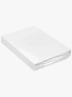 Sengetøj|BabyMatex Hygienic Bamboo Vandtæt Stræklagen til Juniorseng 80 x 160 cm, Hvid