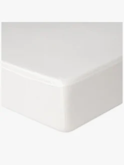 Sengetøj|BabyMatex Hygienic Bamboo Vandtæt Stræklagen til Barneseng 70 x 140 cm, Hvid