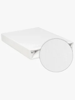 Sengetøj|BabyMatex Hygienic Jersey Vandtæt Stræklagen til Tremmeseng 40 x 90 cm, Hvid