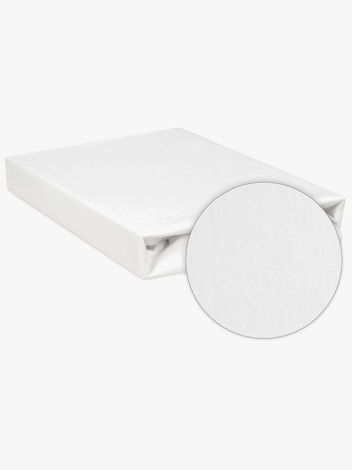 Sengetøj|BabyMatex Hygienic Jersey Vandtæt Stræklagen til Tremmeseng 40 x 90 cm, Hvid