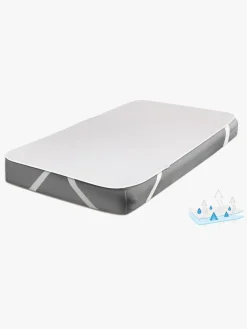 Sengetøj|BabyMatex Hygienic Jersey Rullemadras til tremmeseng 60x120 cm Åndbar og Vandtæt, Hvid