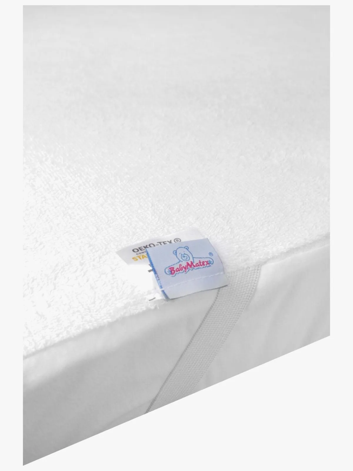 Sengetøj|BabyMatex Hygienic Rullemadras for tremmeseng 60x120 cm Vandtæt, Hvid
