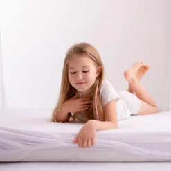 Børn BabyMatex Sengetøj-Jersey Stræklagen til Tremmeseng 60 x 120 cm, Hvid