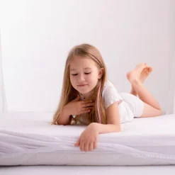 Sengetøj|BabyMatex Jersey Stræklagen til Børnesenge 80 x 160 cm, Hvid