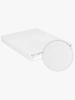 Sengetøj|BabyMatex Jersey Stræklagen til Børnesenge 80 x 160 cm, Hvid