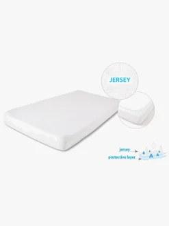 Børn BabyMatex Sengetøj-Jersey Waterproof Stræklagen 60x120, Light Grey