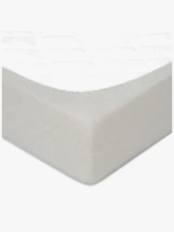 Børn BabyMatex Sengetøj-Premium Frotté Stræklagen til Juniorseng 70 x 140 cm, Lysegrå