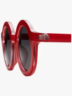 Tilbehør|BabyMocs Childmocs Signature Solbriller til Børn På 1-8 År, Rød