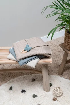 Interiør|BabysOnly Baby's Only Baby Crib Tæppe Grace, Beige