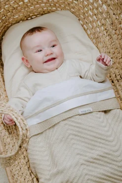 Interiør|BabysOnly Baby's Only Baby Crib Tæppe Grace, Beige