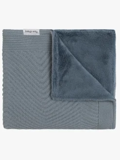 Børn BabysOnly Interiør-Baby's Only Baby Crib Tæppe Teddy Grace, Nordic Blue