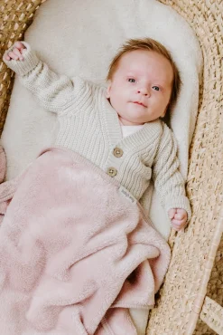 Børn BabysOnly Interiør-Baby's Only Baby Crib Tæppe Cozy, Old Pink