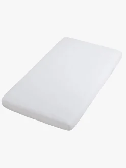 Børn BabysOnly Sengetøj-Baby's Only CALM Stræklagen med Broderi 40x80, White