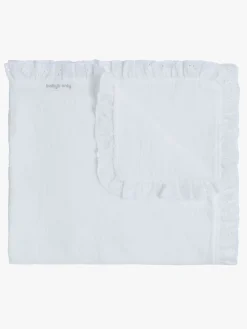 Interiør|BabysOnly Baby's Only Cot Tæppe Calm, White Hvid