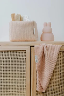 Interiør|BabysOnly Baby's Only Cot Tæppe Grace, Blush Lyserød
