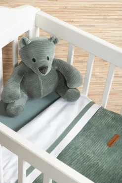 Børn BabysOnly Interiør-Baby's Only Cot Tæppe Teddy Sense, Sea Green