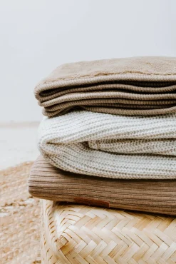 Interiør|BabysOnly Baby's Only Cot Tæppe Teddy Sense, Clay Grå