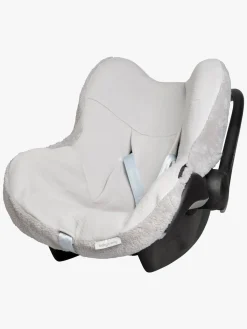 Tilbehør|BabysOnly Baby's Only Cozy Beskyttelsesbetræk til Autostol, Urban Taupe Grå/Hvid