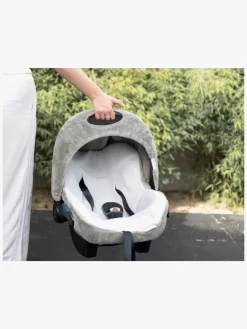 Tilbehør|BabysOnly Baby's Only Cozy Beskyttelsesbetræk til Autostol, Urban Green Grå/Hvid