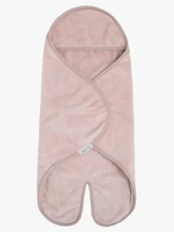 Børn BabysOnly Interiør-Baby's Only Hooded Baby Tæppe med Fødder Cozy, Old Pink