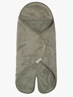 Interiør|BabysOnly Baby's Only Hooded Baby Tæppe med Fødder Cozy, Urban Green Grøn