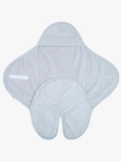 Børn BabysOnly Interiør-Baby's Only Hooded Baby Tæppe med Fødder Cozy, Misty Blue