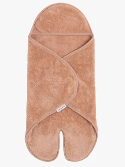 Interiør|BabysOnly Baby's Only Hooded Baby Tæppe med Fødder Cozy, Tuscany Beige