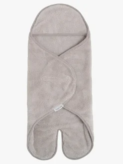 Børn BabysOnly Interiør-Baby's Only Hooded Baby Tæppe med Fødder Cozy, Urban Taupe