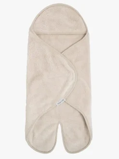 Interiør|BabysOnly Baby's Only Hooded Baby Tæppe med Fødder Cozy, Warm Linen Beige