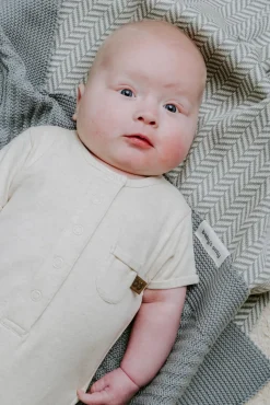 Børn BabysOnly Interiør-Baby's Only Newborn Tæppe Grace, Nordic Blue