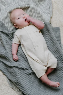 Børn BabysOnly Interiør-Baby's Only Newborn Tæppe Grace, Nordic Blue