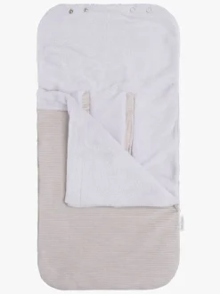 Autostole 0-13 Kg|BabysOnly Baby's Only Sense Kørepose til Autostol, Pebble Grey Beige/Hvid