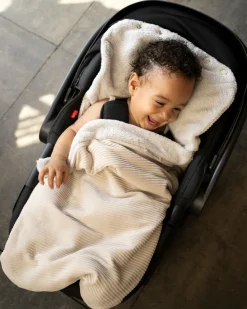 Autostole 0-13 Kg|BabysOnly Baby's Only Sense Kørepose til Autostol, Pebble Grey Beige/Hvid